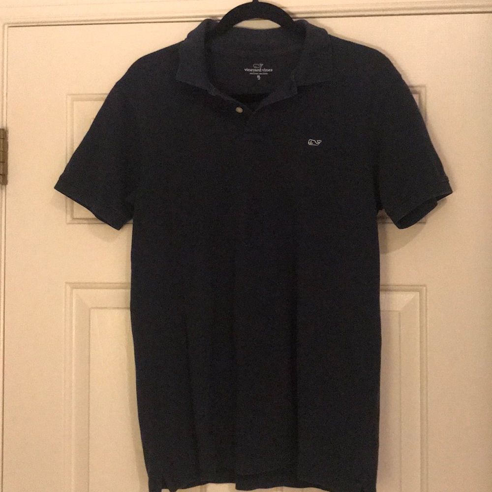 Vineyard Vines Boys XL Navy Blue Polo
